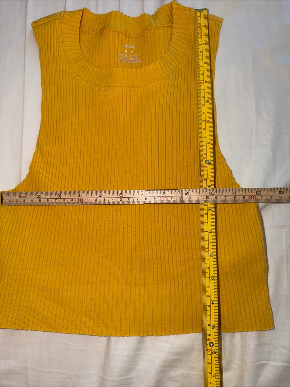 Aerie Ribbed Sleeveless tops 2 pack Yellow and green - Picture 10 of 10